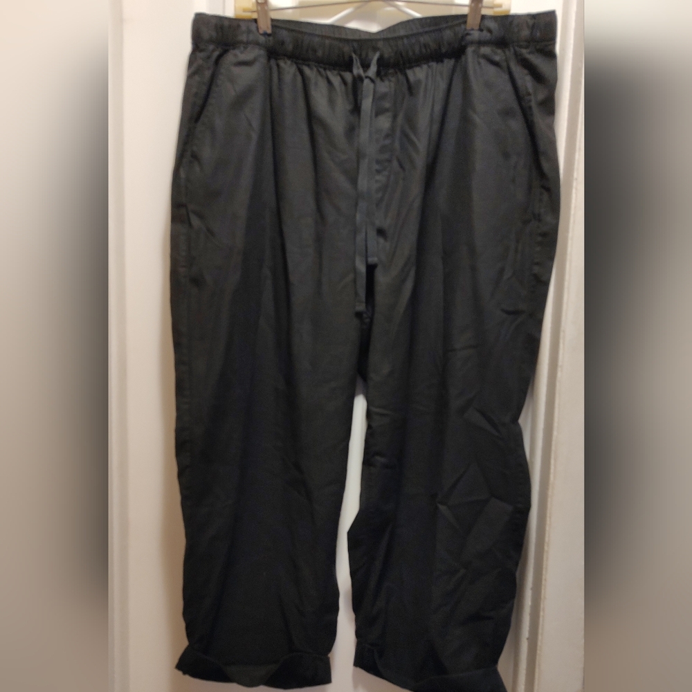 Lane Bryant elastic waist withdrawal string cuff pants